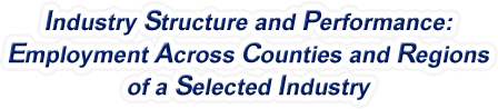 Illinois - Employment Across Counties and Regions of a Selected Industry