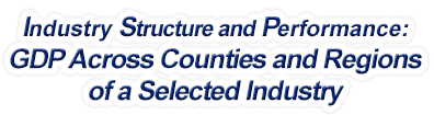Illinois - Gross Domestic Product Across Counties and Regions of a Selected Industry